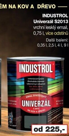 Nátěr na kov a dřevo Univerzál Industrol