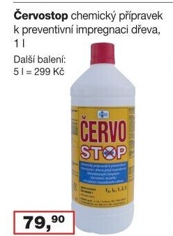 Přípravek k impregnaci dřeva Červostop Hokr