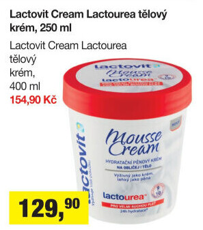 Krém pěnový Mousse Lactovit