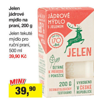 Mýdlo na praní Jelen