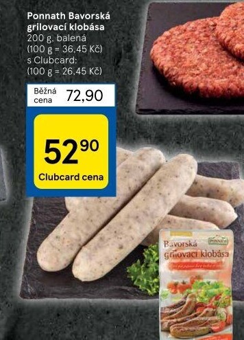Bavorská grilovací klobása Ponnath