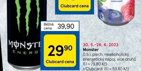 Energetický nápoj Monster Energy