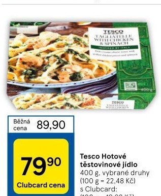 Hotová jídla Tesco