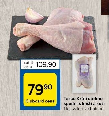 Krůtí stehna Tesco
