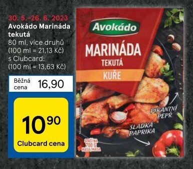 Marináda Avokádo