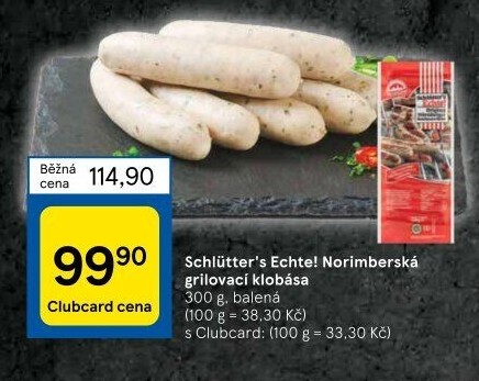 Norimberská klobása Schlütter'
