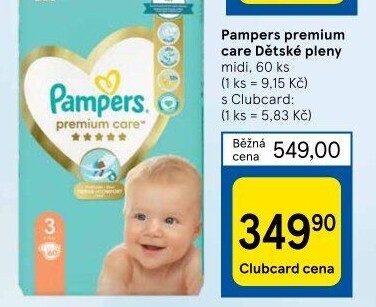 Pleny dětské Pampers Premium Care
