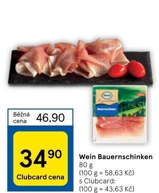 Šunka Bauernschinken Wein