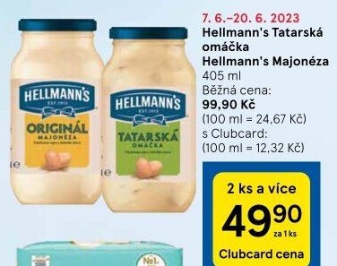 Tatarská omáčka Hellmann'