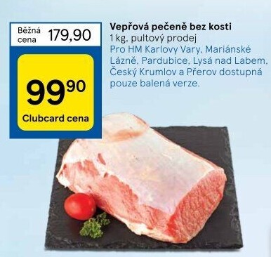 Vepřová pečeně bez kosti