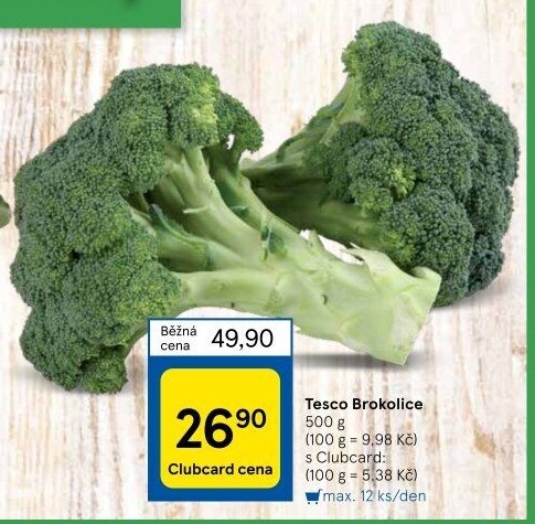 Brokolice Tesco