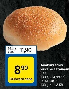 Bulka na hamburger