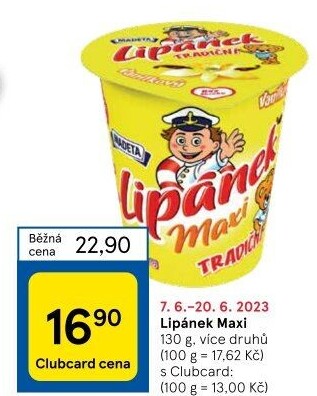 Dezert Lipánek Madeta