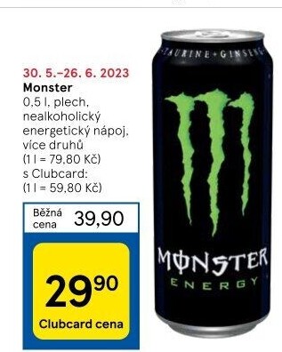 Energetický nápoj Monster Energy