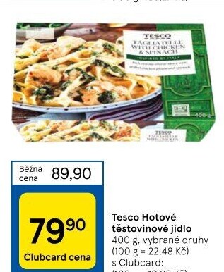 Hotová jídla Tesco