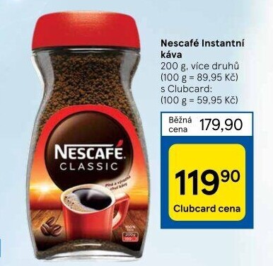 Instantní kávy Nescafé