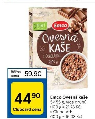 Kaše ovesná Emco