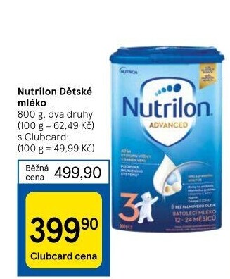 Kojenecká výživa Nutrilon