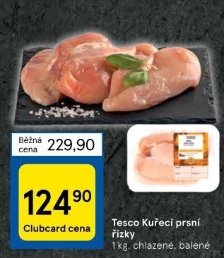 Kuřecí prsní řízky Tesco
