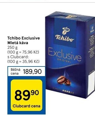 Mletá káva Tchibo Exclusive