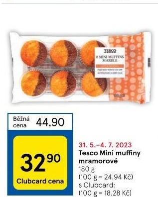 Muffiny mini Tesco