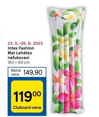 Nafukovací lehátko Intex