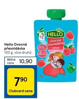 Ovocná kapsička Hello