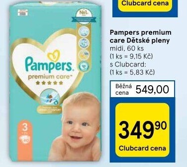 Pleny dětské Pampers Premium Care