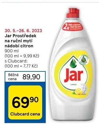 Prostředek na nádobí Jar