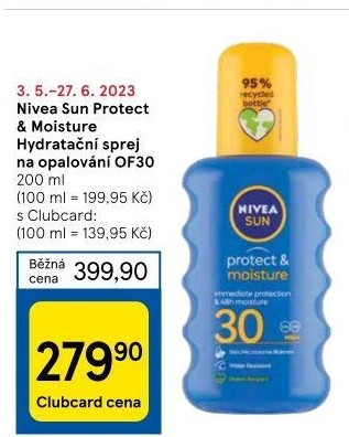 Sprej na opalování OF 30 Protect&amp
