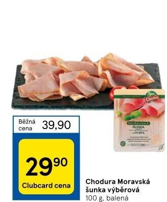 Šunka moravská výběrová Beskydské uzeniny Chodura
