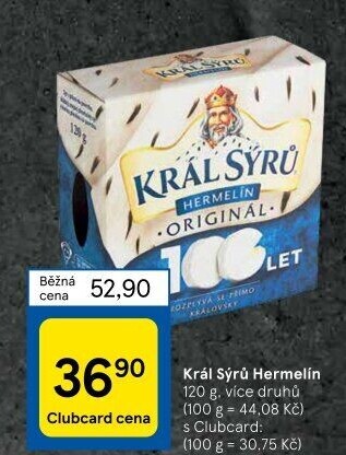 Sýr Hermelín Král sýrů