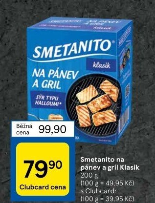 Sýr Smetanito na gril Želetava