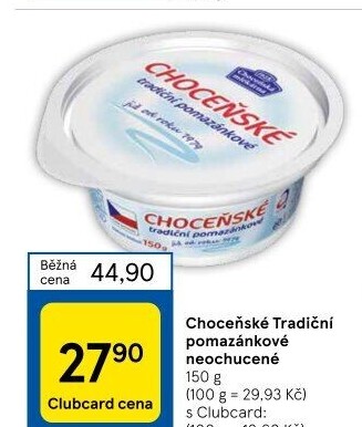 Tradiční pomazánkové Choceňské