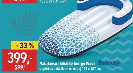 Nafukovací lehátko s opěrkou Bestway