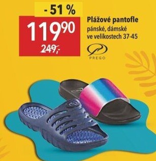 Pánské plážové pantofle Prego
