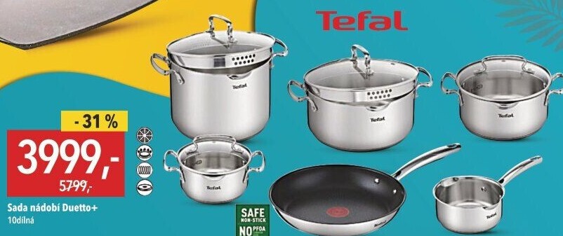 Sada nádobí Duetto+ Tefal