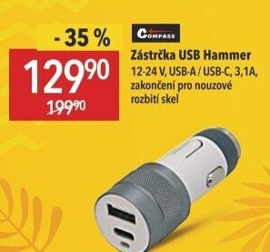 USB adaptér do auta Compass
