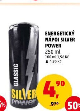 Energetický nápoj Silver Power