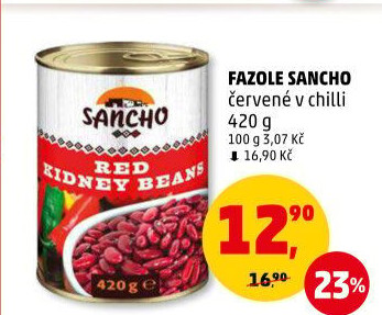 Fazole červené v chilli omáčce Sancho