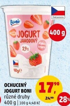Jogurt ochucený Boni