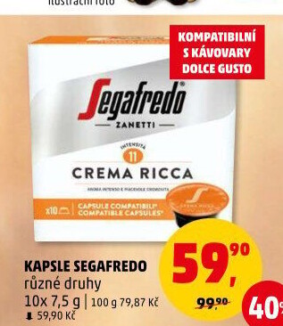 Kapsle Segafredo