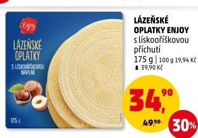 Lázeňské oplatky Enjoy