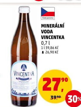 Minerální voda Vincentka