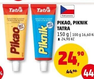 Mléko kondenzované Pikao Tatra