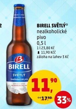 Nealkoholické pivo Birell