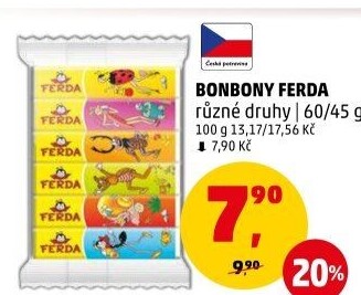 Ovocné dražé Ferda M Bons