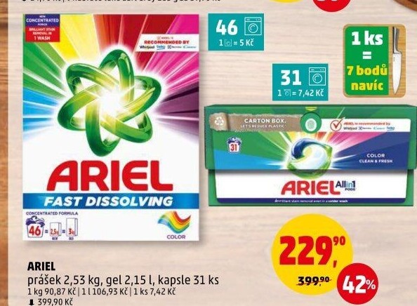 Prací prášek Ariel