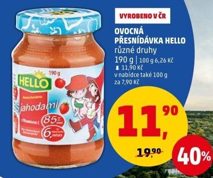 Přesnídávka ovocná Hello