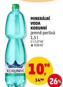 Přírodní voda Korunní